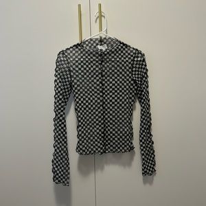 & Other Stories Checkered Top